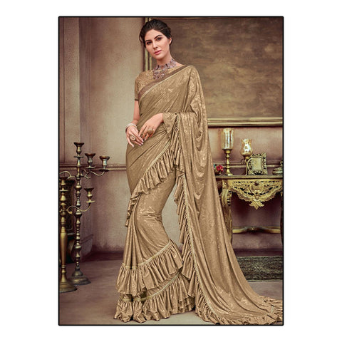 Beautiful Designer Party Wear Look Saree Women Bollywood Traditional Sari  Blouse | eBay